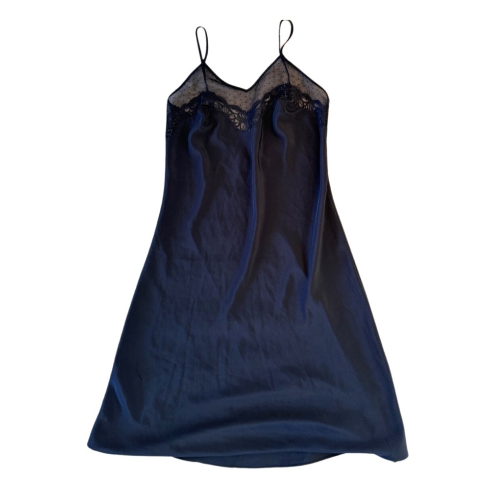 Vintage Victoria’s Secret Gold Label Black Slip